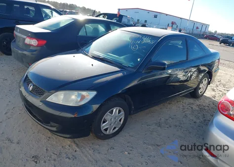 2005 Honda Civic Vp from USA, damaged, VIN 1HGEM22185L047361